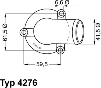 WAHLER 4276.87D - Termostatas, aušinimo skystis autoreka.lt