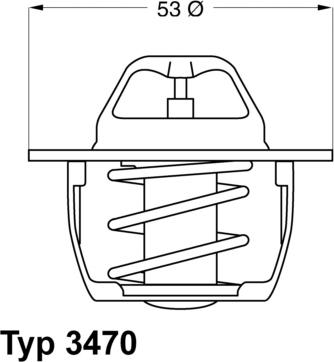 WAHLER 347089D50 - Termostatas, aušinimo skystis autoreka.lt