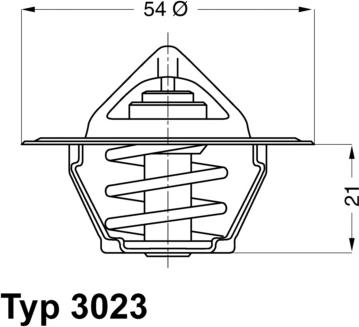 WAHLER 302387D - Termostatas, aušinimo skystis autoreka.lt