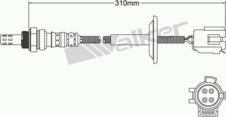 Walker 250-24081 - Lambda jutiklis autoreka.lt