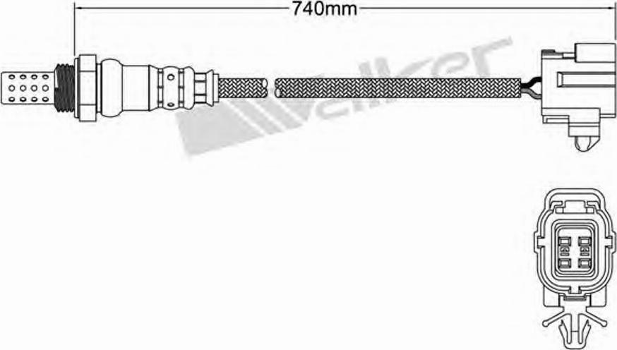 Walker 250-24123 - Lambda jutiklis autoreka.lt