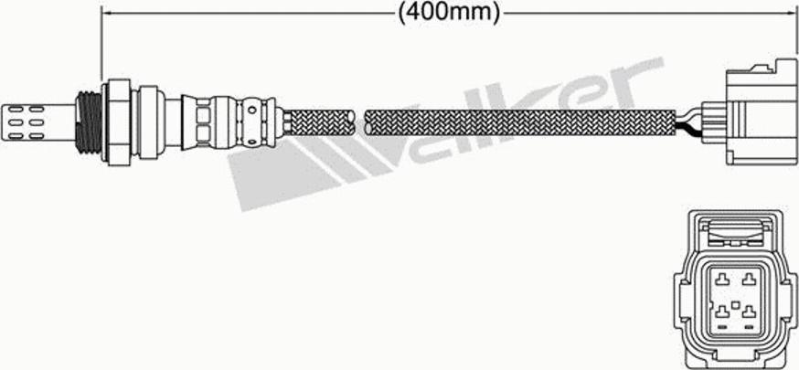 Walker 250-24253 - Lambda jutiklis autoreka.lt