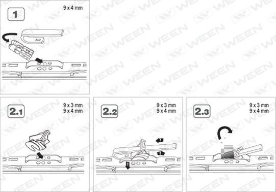 Ween 100-2024 - Valytuvo gumelė autoreka.lt