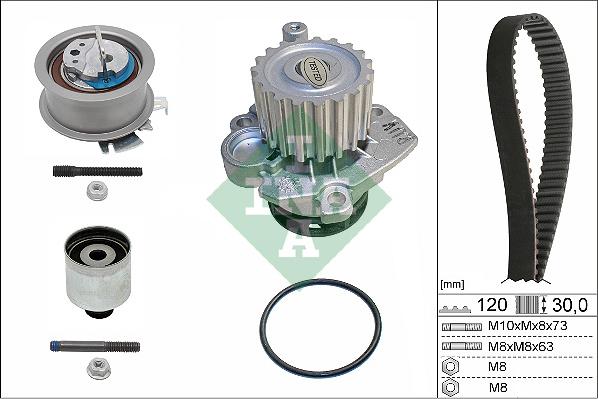 Wilmink Group WG1251435 - Vandens siurblio ir paskirstymo diržo komplektas autoreka.lt