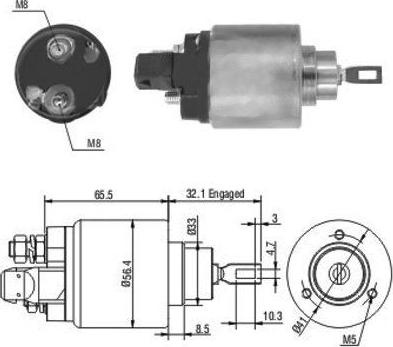 Wilmink Group WG1748209 - Solenoidinis jungiklis, starteris autoreka.lt