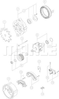 Wilmink Group WG2043710 - Kintamosios srovės generatorius autoreka.lt