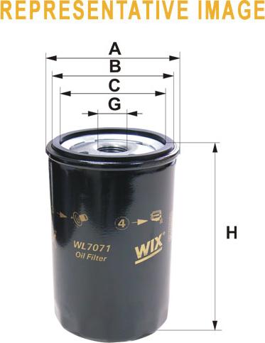 WIX Filters WL7250 - Alyvos filtras autoreka.lt