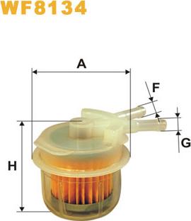 WIX Filters WF8134 - Kuro filtras autoreka.lt