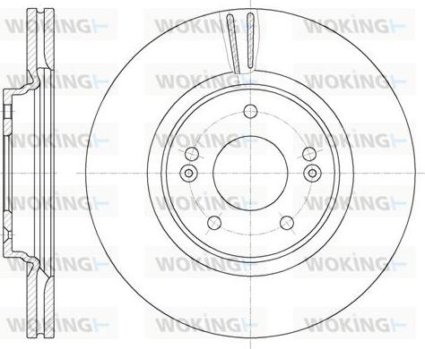 Kavo Parts BR-4250-C - Stabdžių diskas autoreka.lt