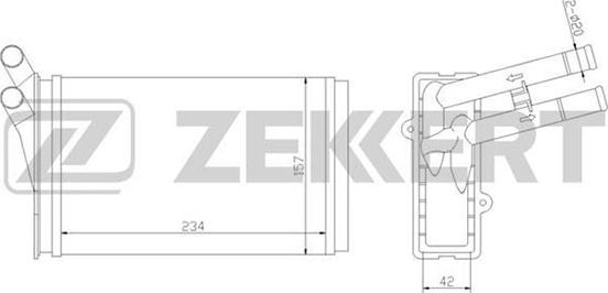 Zekkert MK-5009 - Šilumokaitis, salono šildymas autoreka.lt