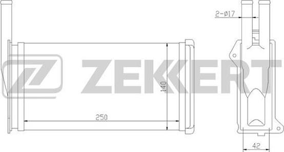 Zekkert MK-5002 - Šilumokaitis, salono šildymas autoreka.lt