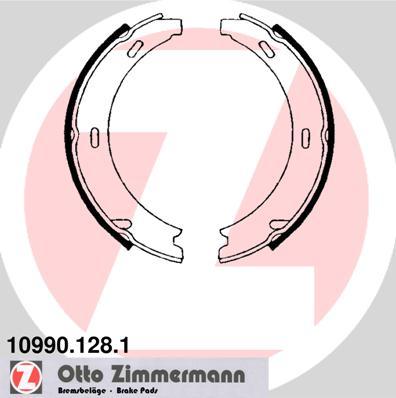 Zimmermann 10990.128.1 - Stabdžių trinkelių komplektas, stovėjimo stabdis autoreka.lt