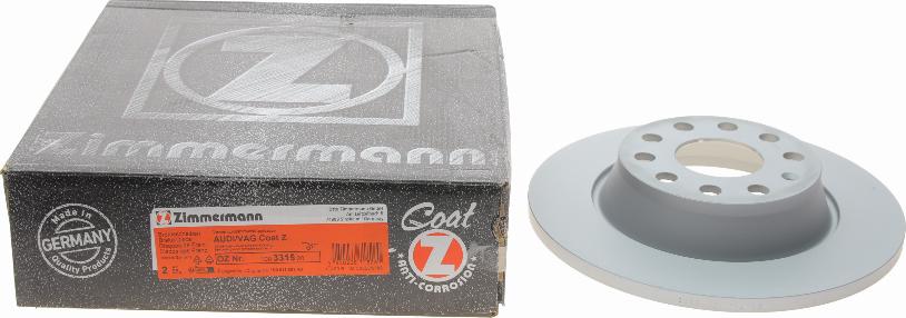 Zimmermann 100.3315.20 - Stabdžių diskas autoreka.lt