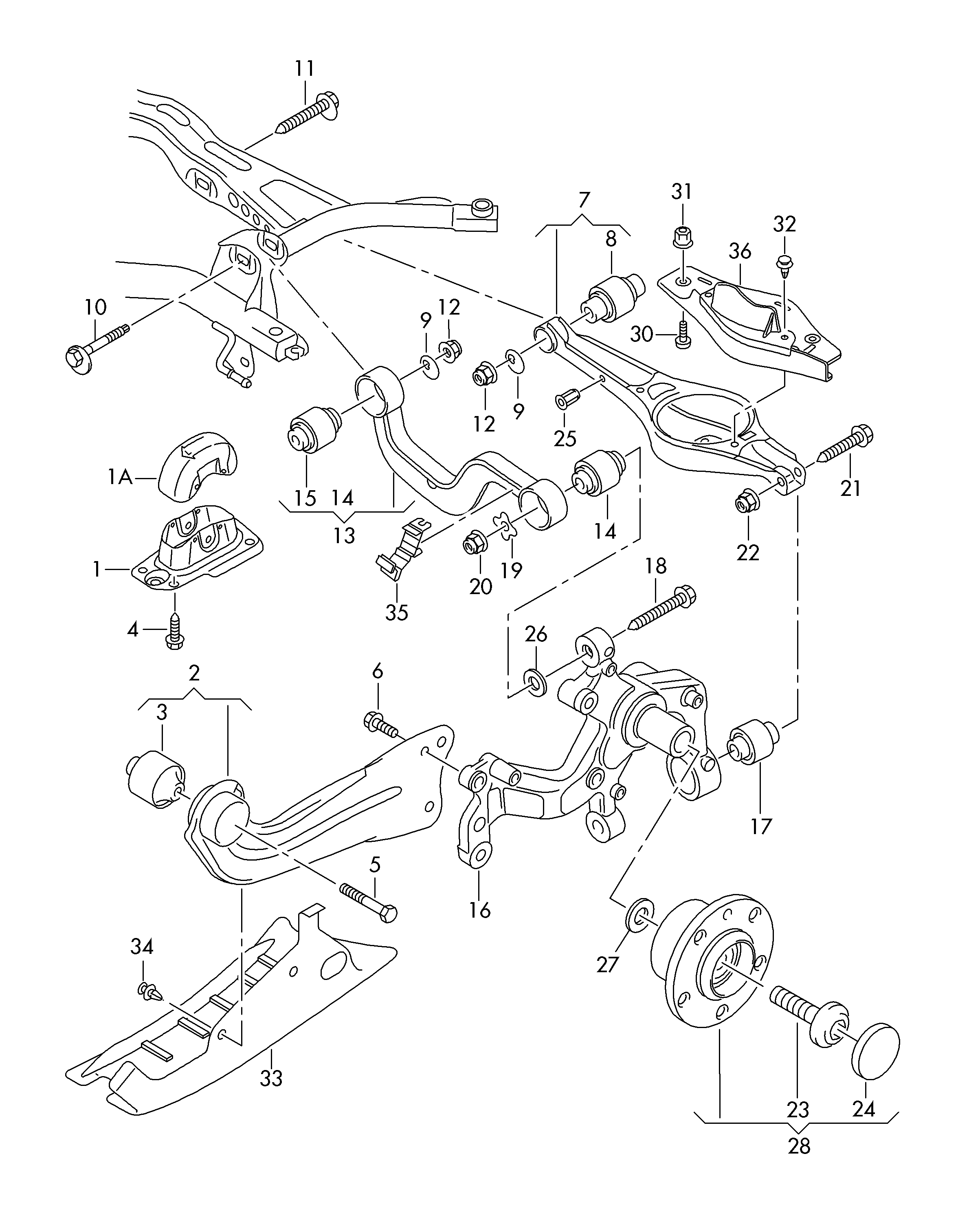 Seat 1K0598611 - Rato guolio komplektas autoreka.lt