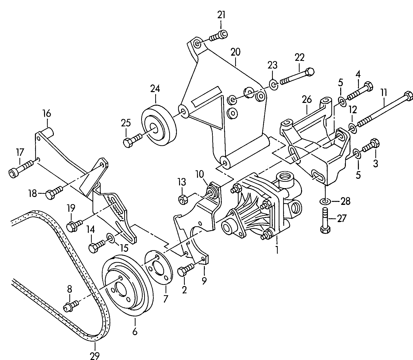 Seat 068 903 137 B - V formos diržas autoreka.lt