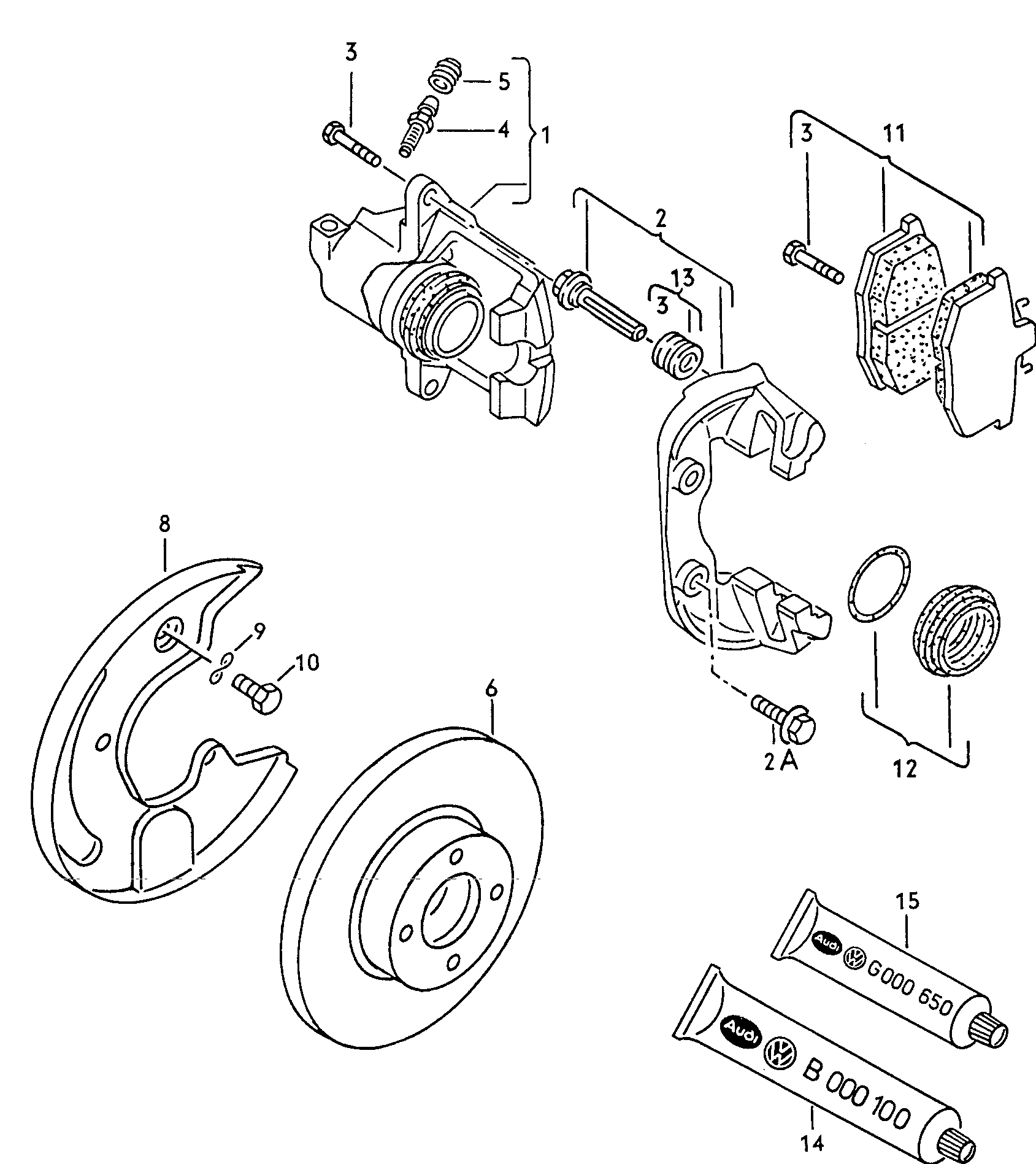 Skoda 357 615 124 AX - Stabdžių apkaba autoreka.lt