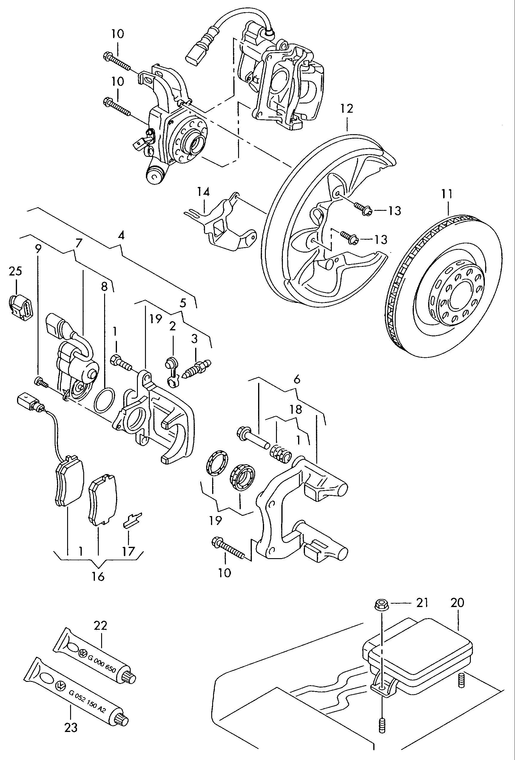 VAG 4F0 615 601 F - Stabdžių diskas autoreka.lt