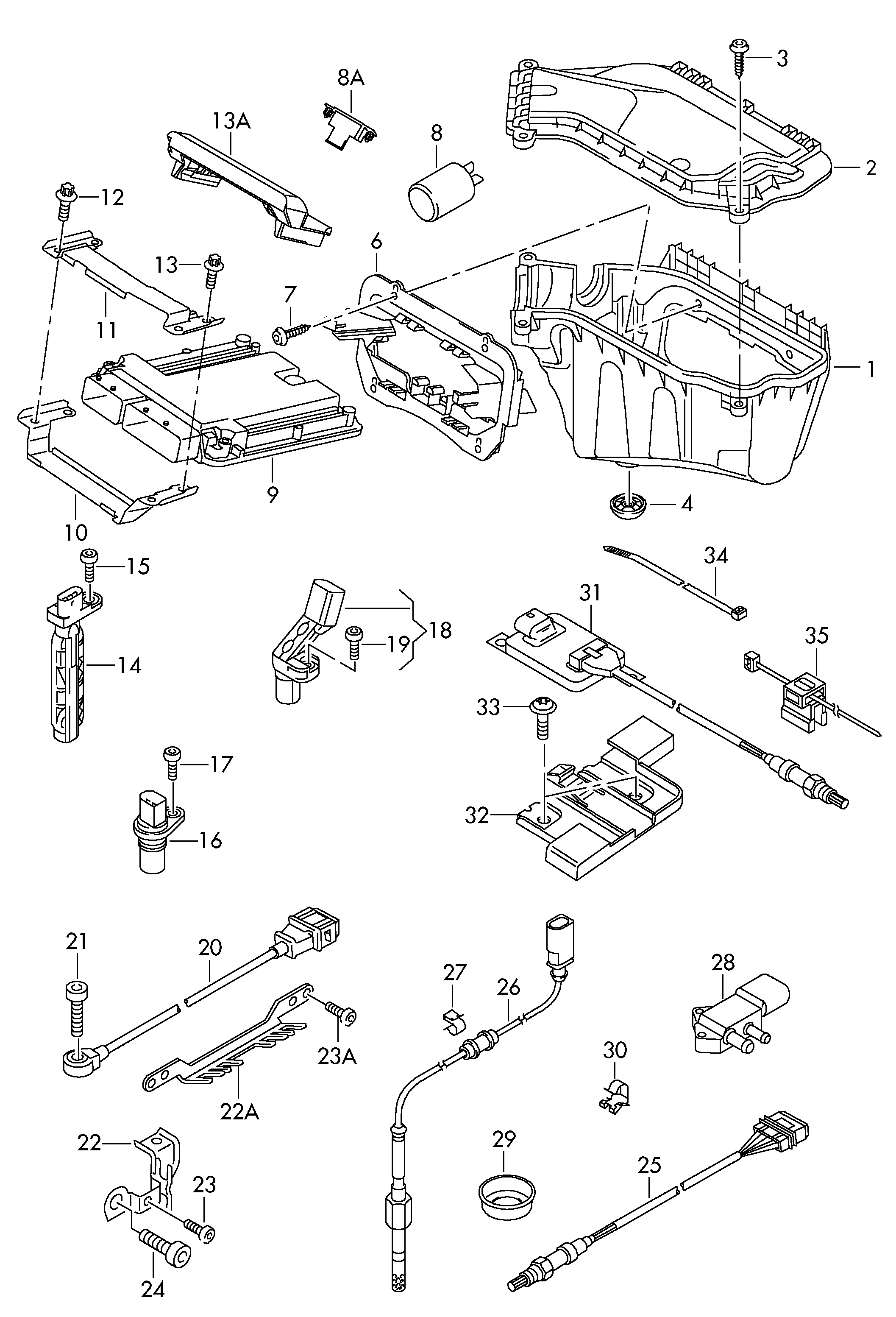 VAG 03L906088AQ - Jutiklis, išmetamųjų dujų temperatūra autoreka.lt