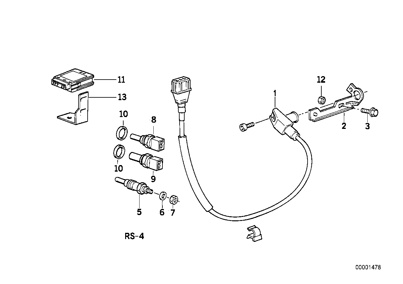 BMW 12 23 2 241 387 - Kaitinimo žvakė autoreka.lt