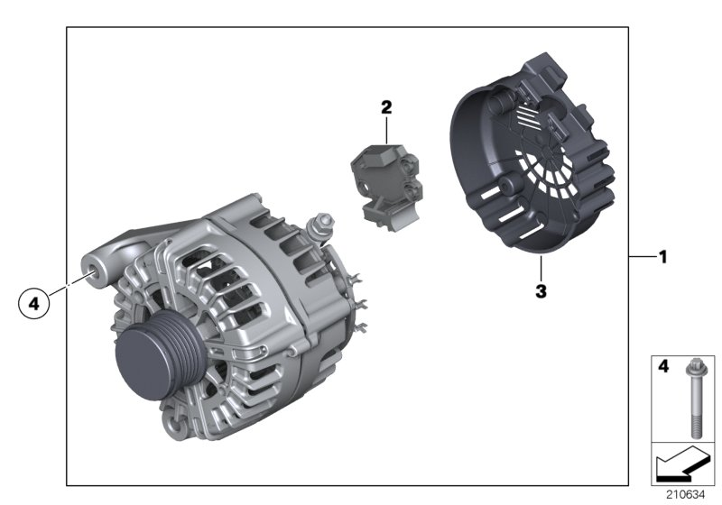 BMW 12318578609 - Kintamosios srovės generatorius autoreka.lt