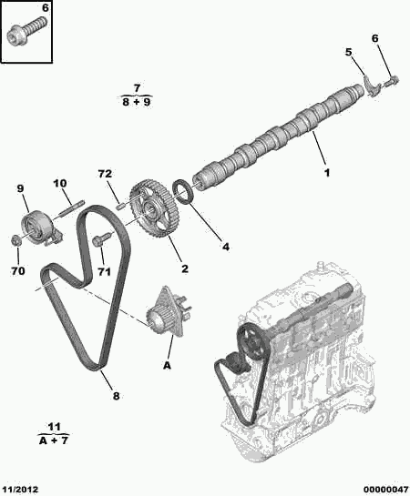 PEUGEOT 0816.F0 - Paskirstymo diržas autoreka.lt