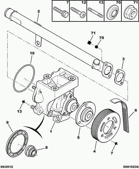 Alfarome/Fiat/Lanci 1201 H5 - WATER PUMP autoreka.lt