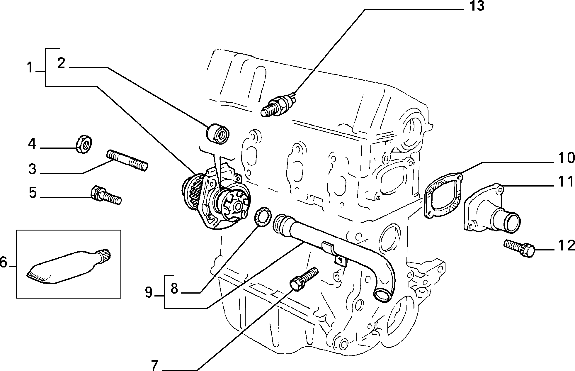 Zastava 46531183 - Vandens siurblio ir paskirstymo diržo komplektas autoreka.lt