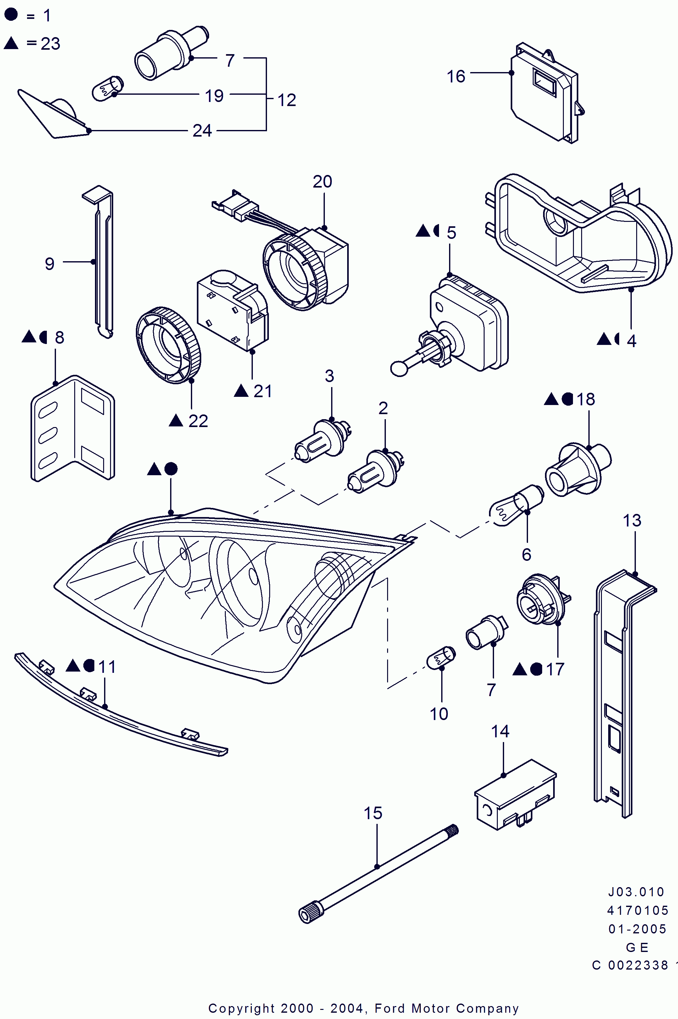 FORD 4075423 - Bulb autoreka.lt