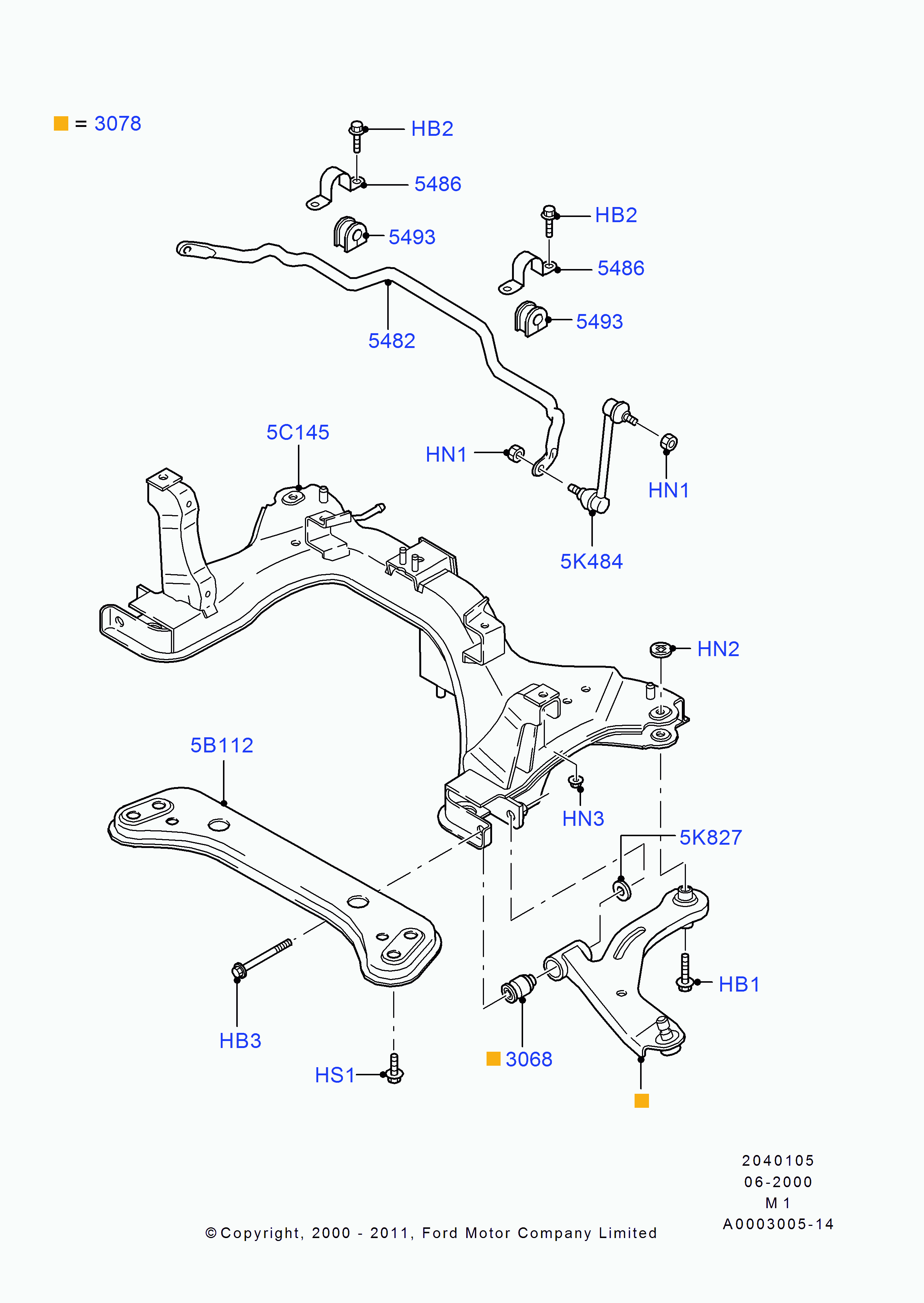 FORD 4763903 - Vikšro valdymo svirtis autoreka.lt