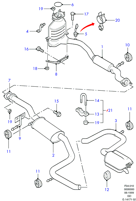 FORD 1 001 702 - Lambda jutiklis autoreka.lt