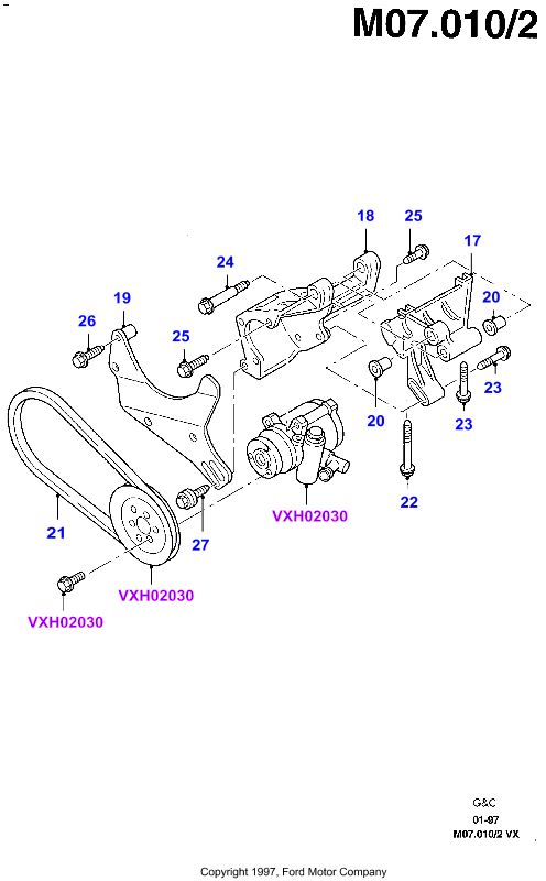 VW 1051901 - Kreipiantysis skriemulys, V formos rumbuotas diržas autoreka.lt