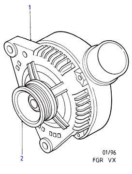 FORD 1406089 - Kintamosios srovės generatorius autoreka.lt