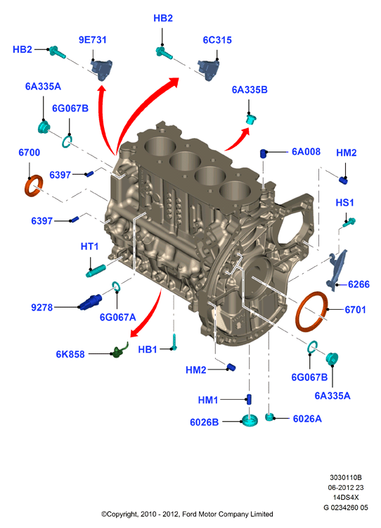 FORD 1 142 359 - Veleno sandariklis, alkūninis velenas autoreka.lt