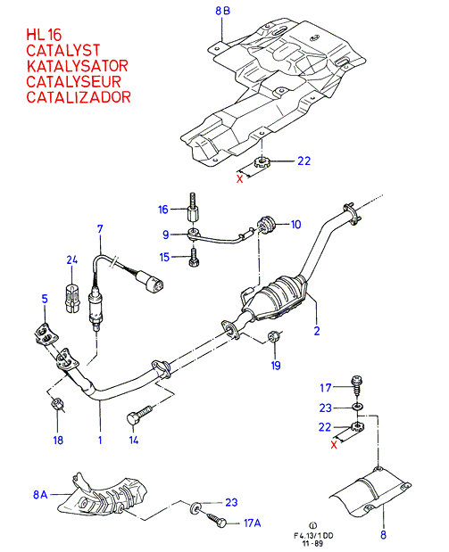 FORD 7 131 646 - Įvorė, stabilizatorius autoreka.lt