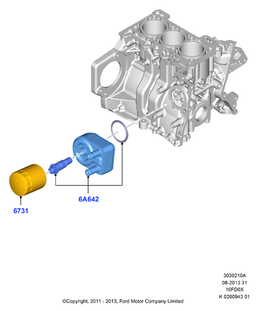 FORD 1 751 529 - Alyvos filtras autoreka.lt