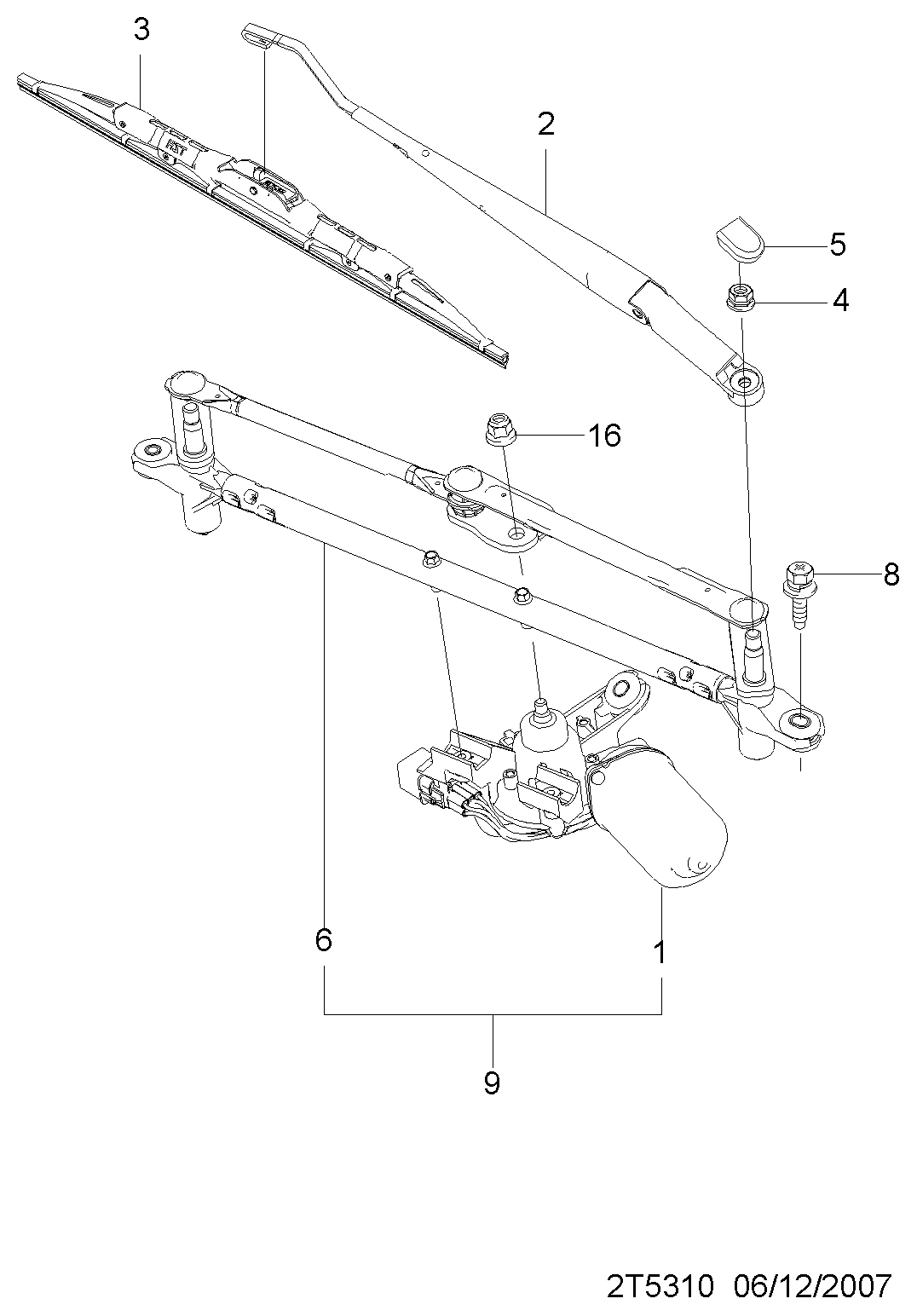 Chevrolet 95980791 - Valytuvo gumelė autoreka.lt