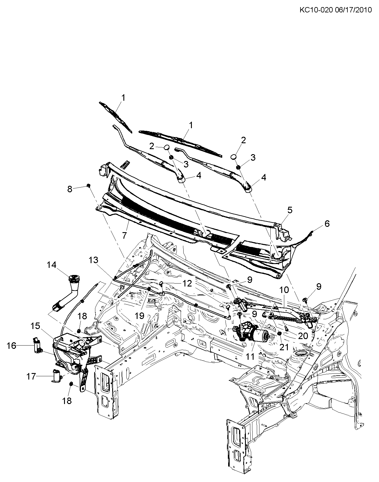 Chevrolet 96688385 - Valytuvo gumelė autoreka.lt