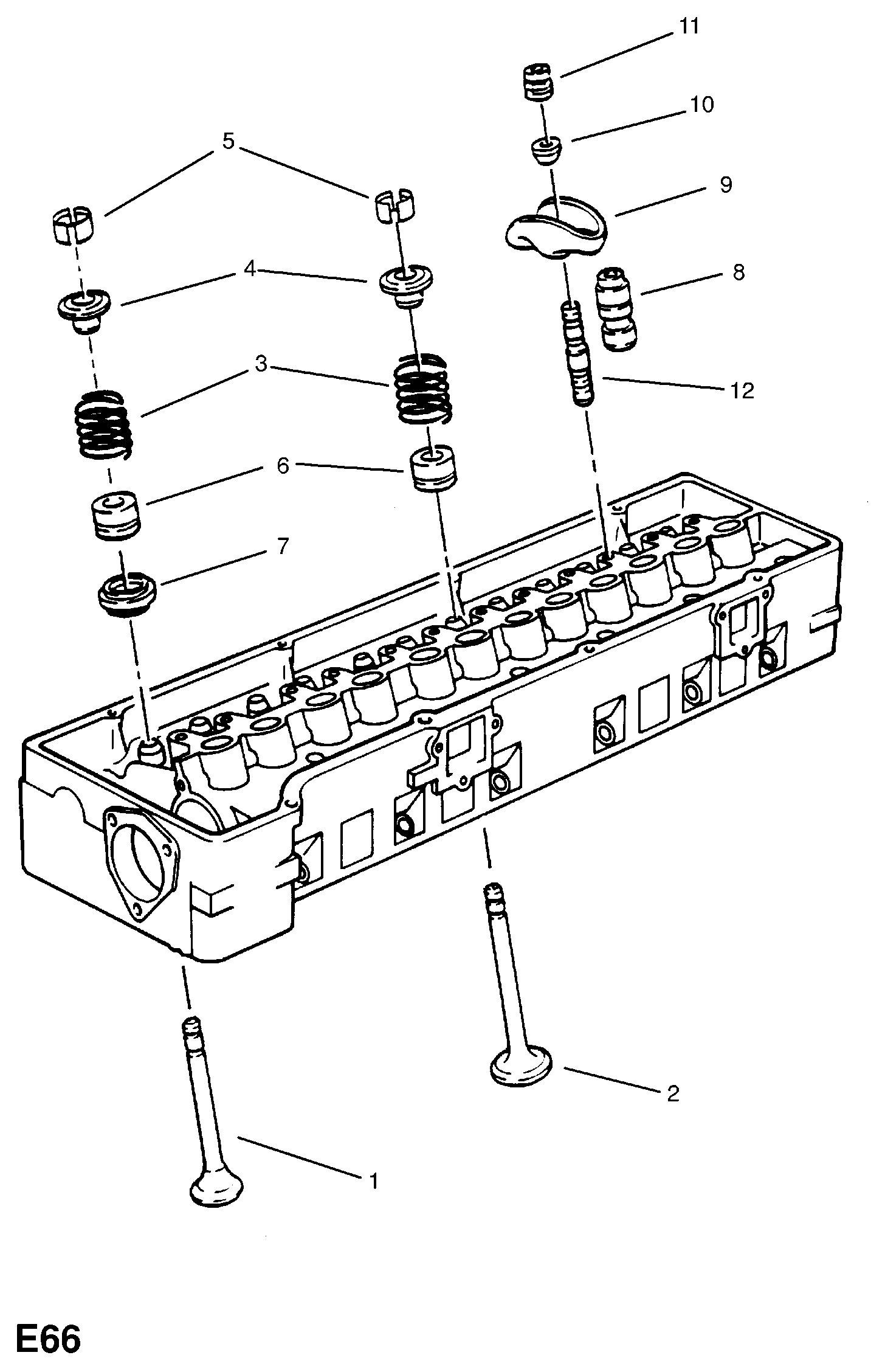 CITROËN/PEUGEOT 6423 03 - CUP, EXHAUST AND INLET VALVE SPRING (NLS.- NO REPLACEMENT PART) autoreka.lt