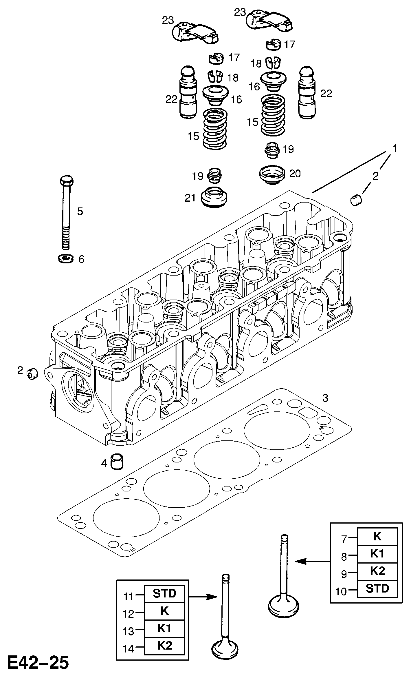 Opel 6 07 242 - Varžtų kompl., cil. galvutės varžtai autoreka.lt