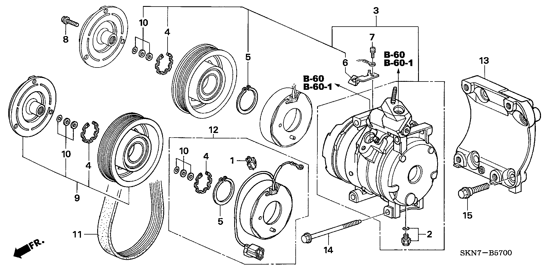 Honda 38920-RBD-E01 - V formos rumbuoti diržai autoreka.lt