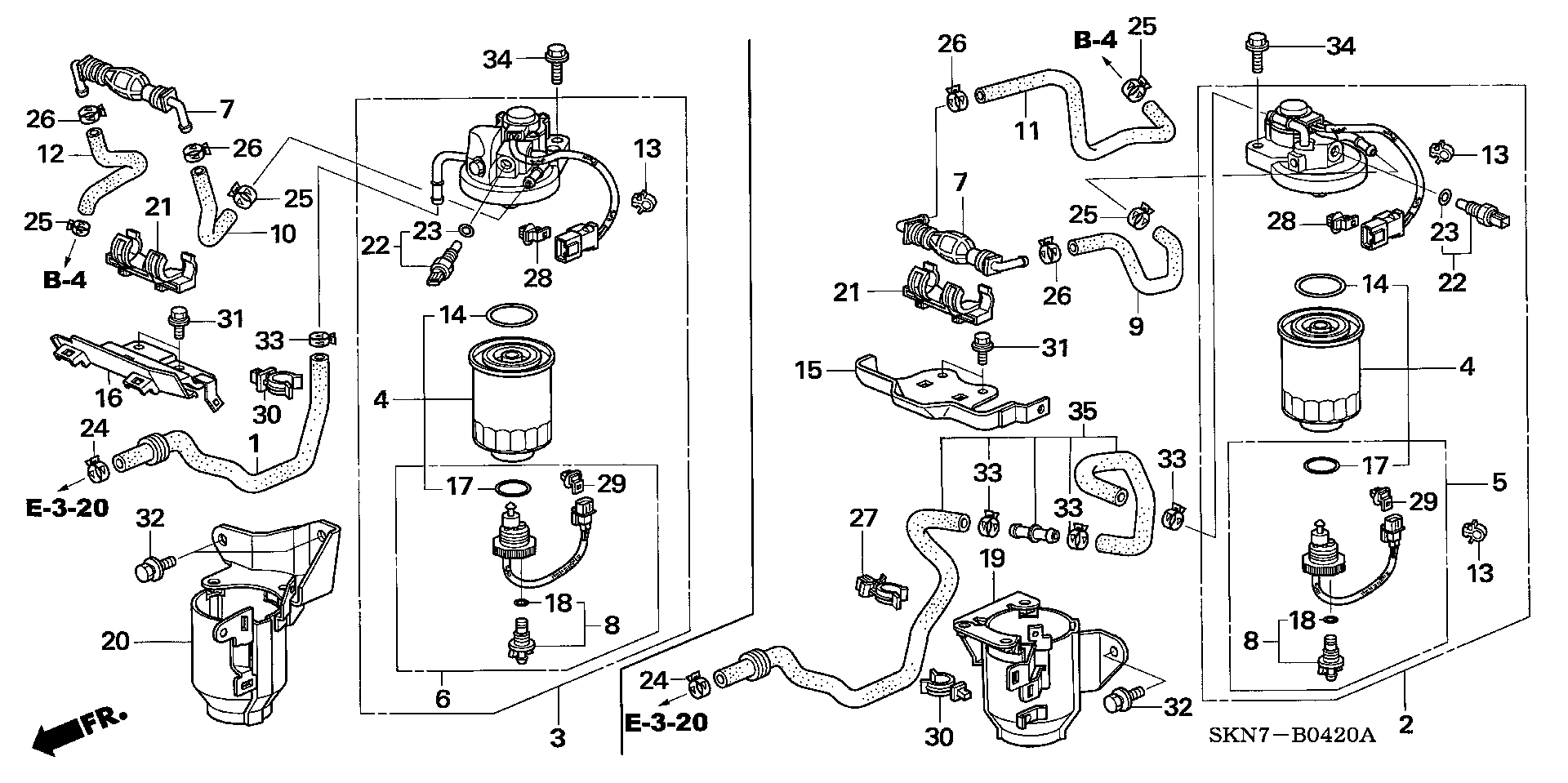 Honda 16901-RMA-E00 - Kuro filtras autoreka.lt