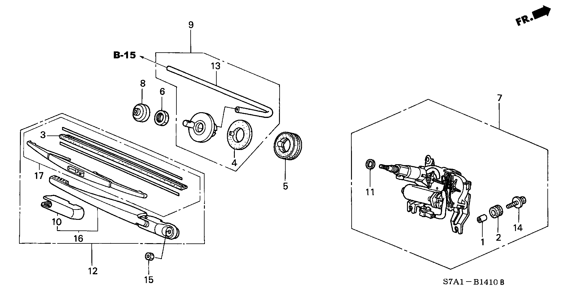 Honda 76730-S3N-003 - Valytuvo gumelė autoreka.lt