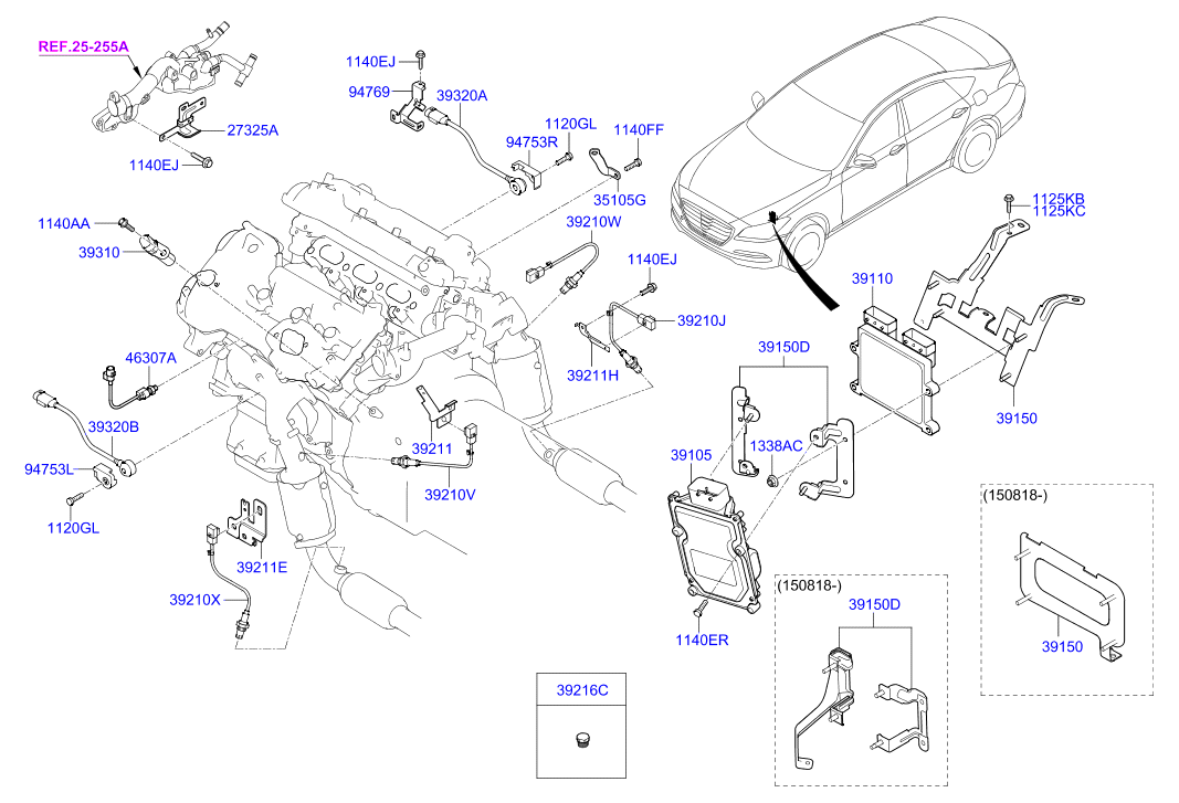 KIA 39210-3C530 - Lambda jutiklis autoreka.lt