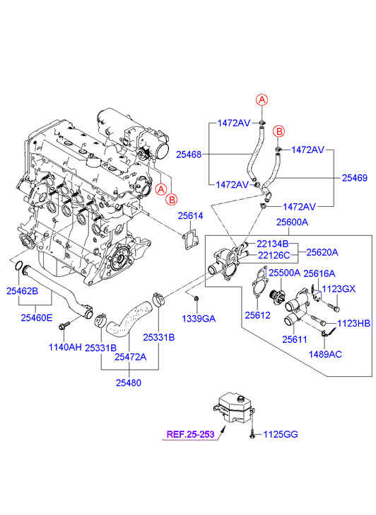 KIA 2561226870 - Tarpiklis, vožtuvo šerdis autoreka.lt