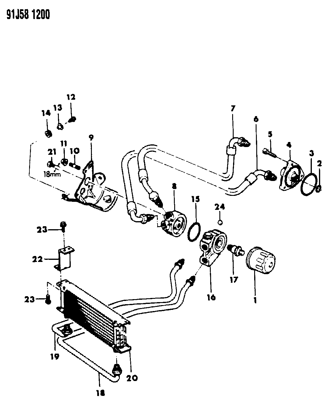 Chrysler T073 0077 - Alyvos filtras autoreka.lt