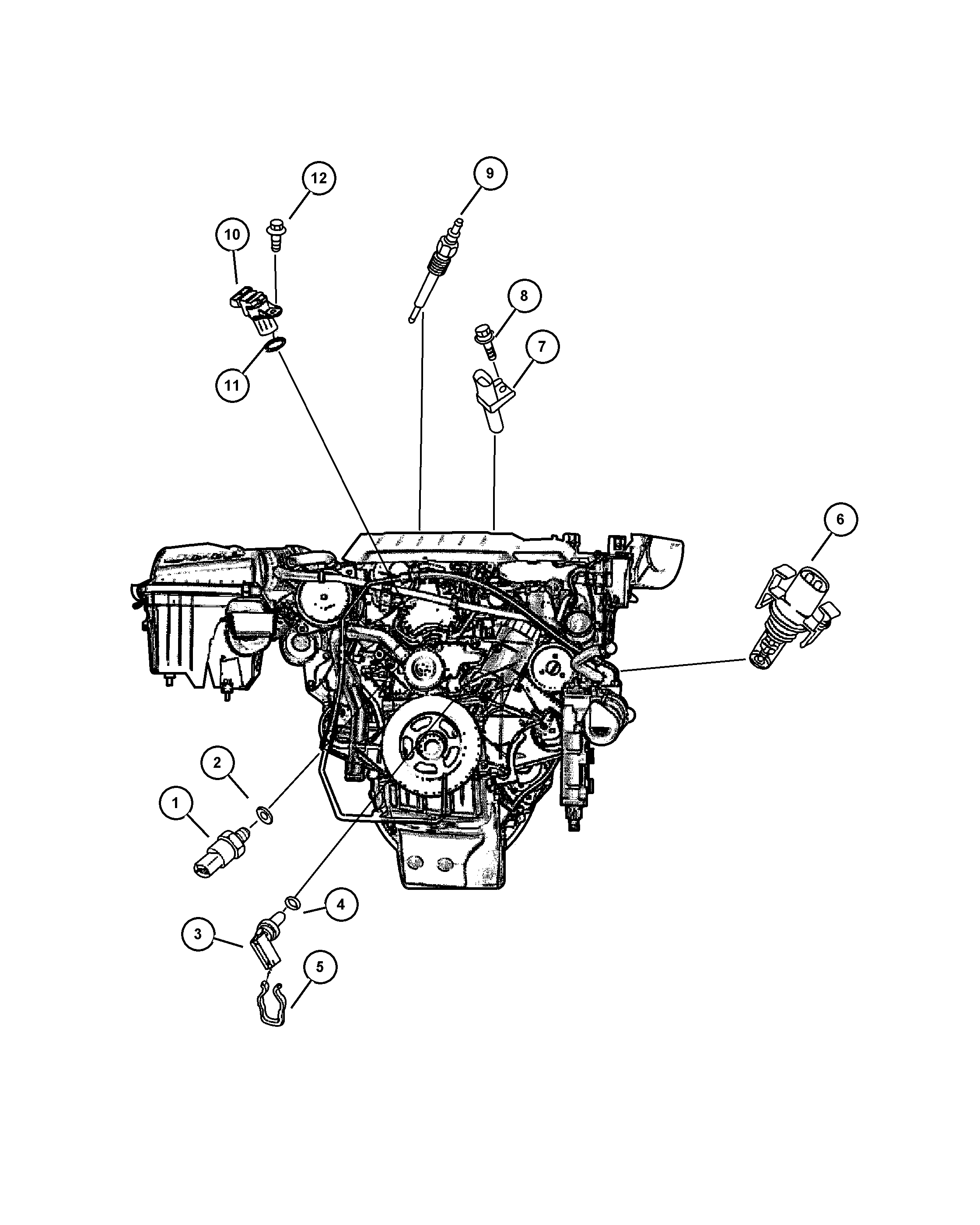 Jeep 5080 147AA - Siuntimo blokas, aušinimo skysčio temperatūra autoreka.lt