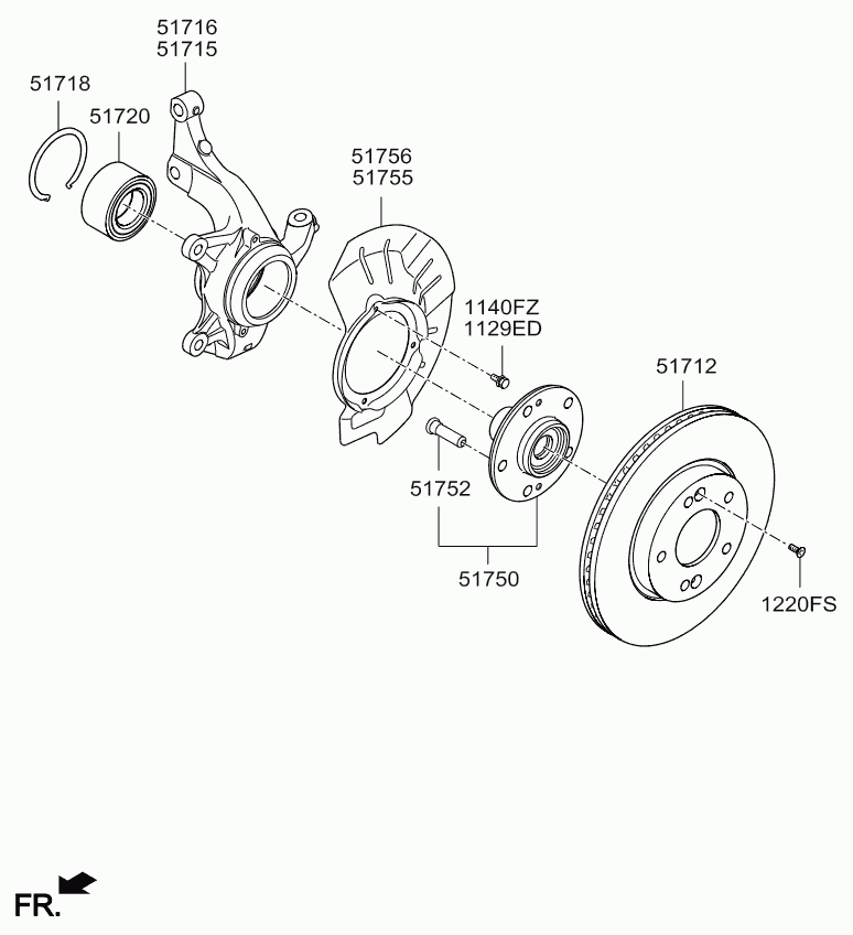 KIA 51712 A7000 - Stabdžių diskas autoreka.lt