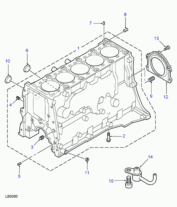 Land Rover LUF100420 - Veleno sandariklis, alkūninis velenas autoreka.lt