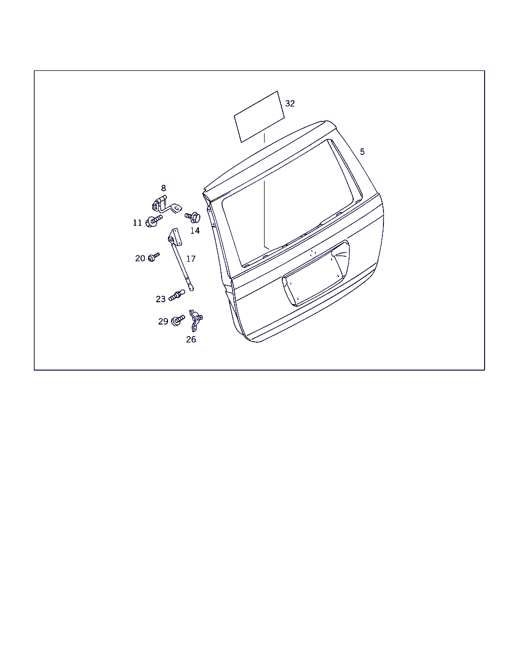 Mercedes-Benz A 163 740 03 45 - Dujinė spyruoklė, bagažinė autoreka.lt