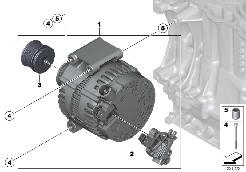 BMW 12317604782 - Kintamosios srovės generatorius autoreka.lt